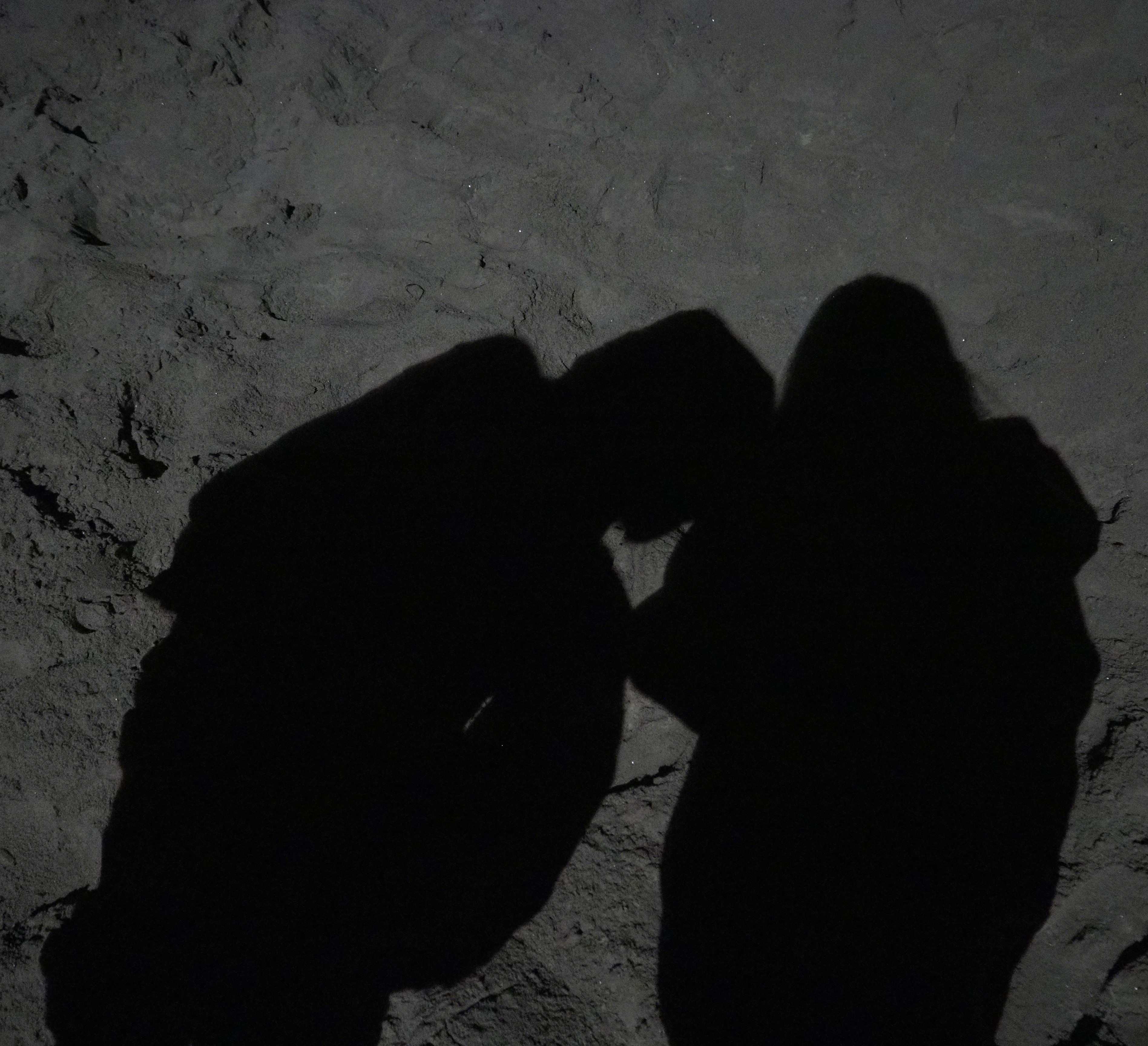 shadows on sand